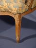 A set of 4 French Louis XV style painted armchairs. Ca 1890.